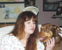 Photo of Shelley & Little Red Dog Nellie